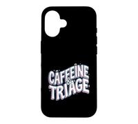 Carcasa para iPhone 16 Retro ER Nurse Caffeine & Triage Medical