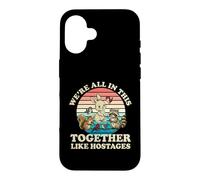 Carcasa para iPhone 16 Retro Estamos Todos En Esto Juntos como Rehenes Dicho Divertido