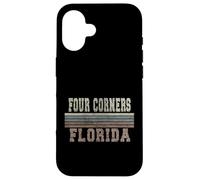 Carcasa para iPhone 16 Retro Four Corners Florida