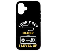 Carcasa para iPhone 16 Retro Gaming - I Don't Get Older I Level Up Gamepad Divertido