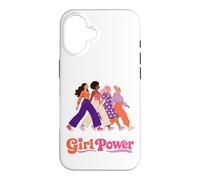 Carcasa para iPhone 16 Retro Girl Power Pink Diverse Women Inclusion Groovy 70s
