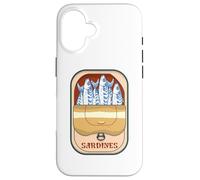 Carcasa para iPhone 16 Retro Graphic Sardines Tinned Fish for Men and Women