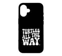 Carcasa para iPhone 16 Retro Sea Turtle Turtles All The Way Oceans Lover
