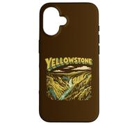 Carcasa para iPhone 16 Retro Yellowstone National Park Vintage Style Classic