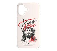Carcasa para iPhone 16 Rey sobre Todo Jesucristo Filipenses 2:9-11 Versículo de la Biblia
