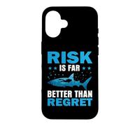 Carcasa para iPhone 16 Risk Is Far Better Than Regret Scuba Dive Diver Diving