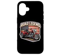 Carcasa para iPhone 16 Road Legend Classic Trike Motocicleta Biker American Triker