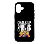 Carcasa para iPhone 16 Rock Climbing Bouldering Chalk Up Climb Hands