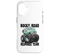Carcasa para iPhone 16 Rocky Road Response Team Ice Cream Truck 4x4 Diseño Offroad
