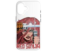 Carcasa para iPhone 16 Rojo Sonja Walter Simonson Comic Legends Pelirroja Arte Guerrero