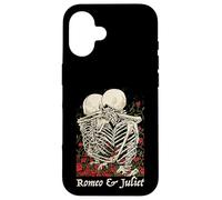 Carcasa para iPhone 16 Romeo & Juliet Esqueleto Pareja Abrazo Abraza Shakespeare Meme