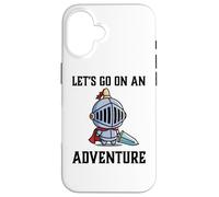 Carcasa para iPhone 16 RPG Gamer Let's Go On An Adventure Knight Jugador Juego