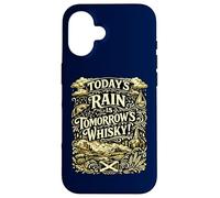Carcasa para iPhone 16 Sabiduría Escocesa sobre la Lluvia y el Whisky