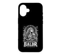 Carcasa para iPhone 16 Saga de mitología vikinga nórdica traicionada por la luz de Baldr