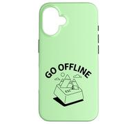 Carcasa para iPhone 16 Salir Offline Camping Senderismo