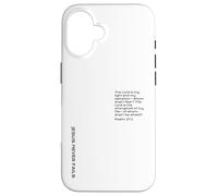 Carcasa para iPhone 16 Salmos 27 1, Confianza intrépida en Dios, Jesús Salva, Cristiano