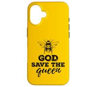 Carcasa para iPhone 16 Salva a Las Abejas Día de la Tierra Dios Salve a