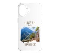 Carcasa para iPhone 16 Samaria Gorge Hiking Chania Creta Isla Griega Creta Grecia