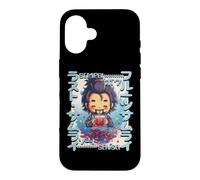 Carcasa para iPhone 16 Samurai japonés Boba Tea Warrior Ukiyo Bubble Tea Samurai