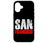 Carcasa para iPhone 16 San Francisco California Graphic Map T-Shirt, San Francisco