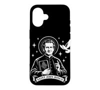 Carcasa para iPhone 16 San Juan Bosco Don Patrón Santos Católicos Sacerdote Italiano