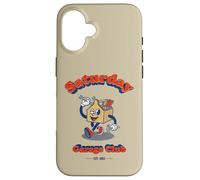 Carcasa para iPhone 16 Saturday Garage Club Vintage Caja de Herramientas DIY