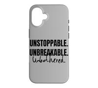 Carcasa para iPhone 16 SÉ IMPARABLE, IRROMPIBLE, SIN MOLESTIAS