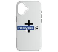 Carcasa para iPhone 16 Seguir Jesús Fe Libro Cristiano Cruz Amor Cristo Biblia