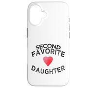 Carcasa para iPhone 16 Segundo Favorito Divertido Hermano Daddy'S Girl celos Hija