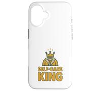 Carcasa para iPhone 16 Self Care Dad SPA Day Bienestar de los Hombres Humor Bienestar Relajado Bienestar