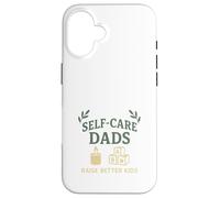 Carcasa para iPhone 16 Self Care Dad SPA Day Bienestar de los Hombres Humor Bienestar Relajado Bienestar