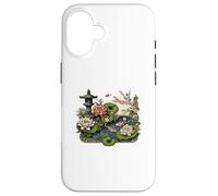 Carcasa para iPhone 16 Serene Koi Pond - Gráfico Tradicional de Cultura Japonesa - S26