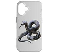 Carcasa para iPhone 16 Serpiente de Serpiente Negra