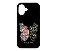 Carcasa para iPhone 16 She Is Clothed with Strength & Dignity Bible Proverbs 31:25