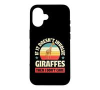 Carcasa para iPhone 16 Si no Involucra Jirafas, Entonces no me Importa