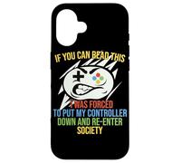 Carcasa para iPhone 16 Si Puedes Leer Esto, me Vi Obligado a Dejar mi Controlador