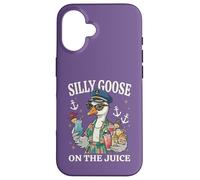 Carcasa para iPhone 16 Silly Goose On The Juice Crucero Crucero Viaje de Chicas