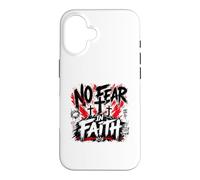 Carcasa para iPhone 16 Sin Miedo en la fe Cristianos Romanos 8 31 Verso