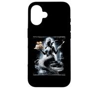 Carcasa para iPhone 16 Sirena Agua NINFA Mar Océano Pastel Cumpleaños Fiesta Cumpleaños