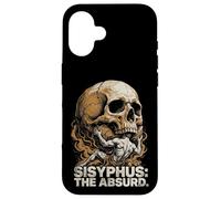 Carcasa para iPhone 16 Sisyphus The Absurd Vintage Philosophical Skull
