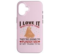 Carcasa para iPhone 16 Sloth Shirt I Love It When People Think Sloths Lover Regalo