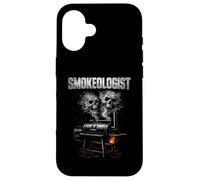Carcasa para iPhone 16 Smokeologist Funny BBQ Smoker Pitmaster Grill Master Humor