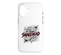 Carcasa para iPhone 16 Snakehead Predator Jungle Swamp Pescador