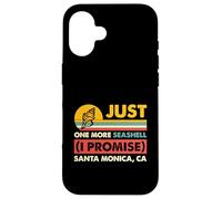 Carcasa para iPhone 16 Solo una Concha más te Prometo Santa Mónica California
