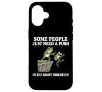 Carcasa para iPhone 16 Some People Just Need A Push In The Right Direction Malvado