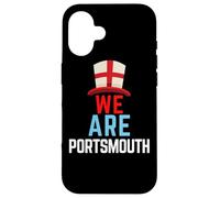 Carcasa para iPhone 16 Somos Portsmouth, Inglaterra, Flag Sports