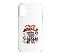 Carcasa para iPhone 16 Sostenga la fe inquebrantable sobre el Miedo a Las Escrituras cristianas