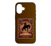 Carcasa para iPhone 16 Souvenir del Viejo Oeste de Williams, Arizona, Estados Unidos, Cowboy Western Rodeo