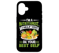 Carcasa para iPhone 16 Soy nutricionista Te ayudo a ser tu Mejor yo