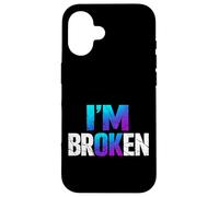 Carcasa para iPhone 16 Soy Roto: Frase Emocional sobre Vulnerabilidad